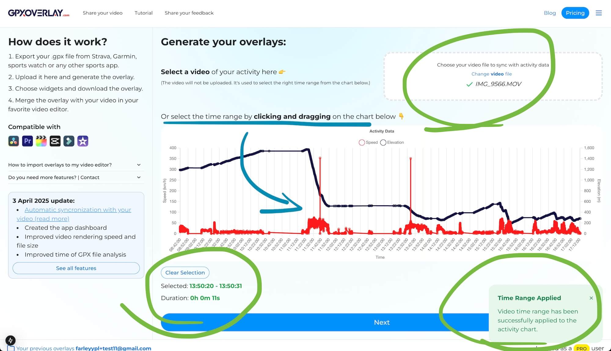 GpxOverlay manual overlay synchronization